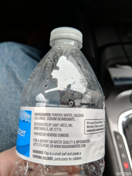 Consumer Review - Food Safety Sam's Club, East Mall Drive, Holland, OH, USA Members mark purified water Drank the water, got an up... photo #2