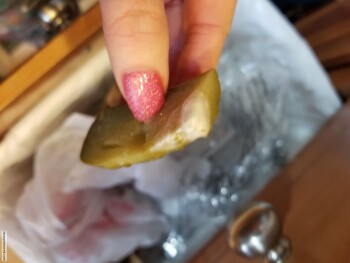 Consumer Review - Food Safety Hy-Vee, Zane Avenue North, Brooklyn Park, MN, USA Grandmas pickles I ate a pickle. Then I went to ch... photo #2