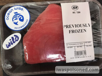 Food Recall Ahi Tuna - recalled over histamine concerns UPDATE - March 6, 2020
CFIA announced the expansion of... Foto #4
