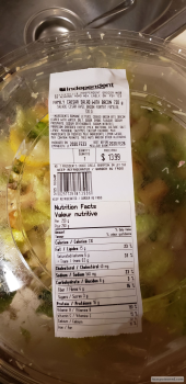 Consumer Review - Food Safety Battistelli's Your Independent Grocer, Regional Road 24, Lively, ON, Canada Pre made salad "family c... photo #2