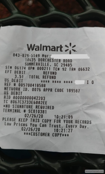 Consumer Review - Food Safety Walmart Neighborhood Market, Dorchester Road, Summerville, SC, USA I bought 2 marketplace garden sal... photo #2