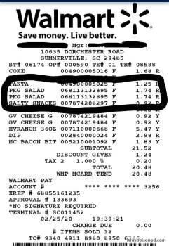 Consumer Review - Food Safety Walmart Neighborhood Market, Dorchester Road, Summerville, SC, USA I bought 2 marketplace garden sal... photo #3