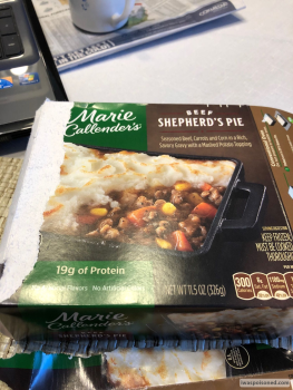 Consumer Review - Food Safety Kroger, Landing Way, Miamisburg, OH, USA Marie callenders  beef shepherd's pie Only I got sick, less... photo #2