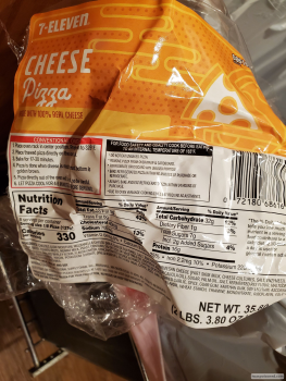 Consumer Review - Food Safety 7-Eleven, West 5600 South, Roy, UT, USA Cheese pizza from there I purchased 4 uncooked cheese and pe... photo #2