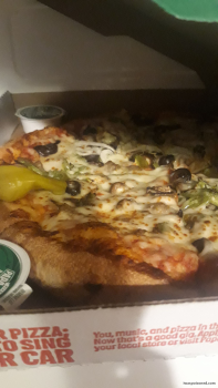 Verbraucherbewertung – Lebensmittelsicherheit Papa John's Pizza, South McKenzie Street, Foley, AL, USA chicken wings or pizza 3 of us within an ho... Foto #3