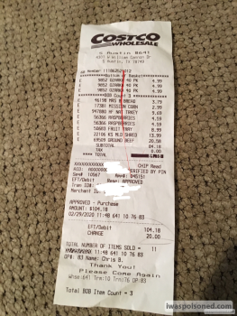 Consumer Review - Food Safety Costco Wholesale, West William Cannon Drive, Austin, TX, USA I ate fruit from a Del Monte fruit tray... photo #2