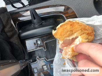 Consumer Food Safety Report Wendy's decided to take you up on the free breakfast sandwich offer, but didn’t realize I had to coo... photo #1