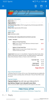 Consumer Review - Food Safety Domino's Pizza, East Frontage Road, Rochester, MN, USA My wife, my 2 kids and I jad nothing but pizz... photo #2