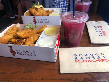 Avaliação do consumidor - Segurança alimentar Gordon Ramsay Fish & Chips, South Las Vegas Boulevard, Las Vegas, NV, USA I decided to have a last m... foto #2