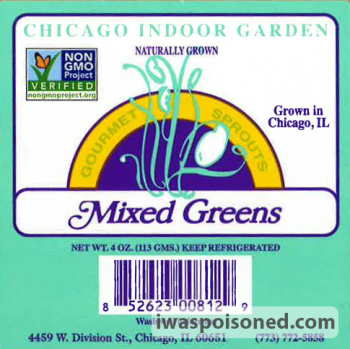 Reclame de Alimentos  Red Clover Sprouts from Chicago Indoor Garden  - linked to E. coli outbreak FDA announced the recal... foto #3