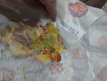 Avis du consommateur - Sécurité alimentaire Jersey Mike's Subs, Pleasant Grove Boulevard, Pleasant Grove, UT, USA Between 1 hour and 30 min afte... photo #2
