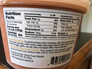 Food Recall Winter Gardens Quality Foods, Inc. Vodka Sauce - recalled due to Undeclared Milk Company name: Winte... photo #2