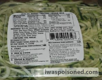 Food Recall Pero Family Farms Zucchini Spiral Pesto Side Dish Kit - recalled due to Undeclared egg and milk Comp... photo #2