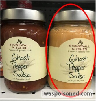 Food Recall Stonewall Kitchen, LLC Ghost Pepper Salsa - recalled due to Undeclared Milk and Soy Company name: St... photo #2