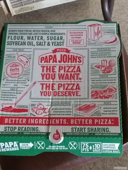 消费者评论 - 食品安全 Papa John's Pizza, 701 W East Cesar E Chavez Avenue #109, Los Angeles, CA 90012, United States I ate... 照片 #4