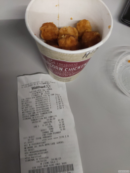 Consumer Review - Food Safety Walmart Supercenter, West Merritt Boulevard, Fishkill, NY, USA Popcorn chicken I bought popcorn chic... photo #3