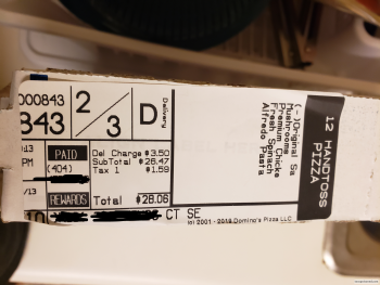 Consumer Review - Food Safety Domino's Pizza, 49 South Marietta Pkwy SW, Marietta, GA 30064, USA On April 13th 2020 my wife ordere... photo #2