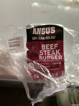 Consumer Review - Food Safety Walmart Supercenter, Avondale Haslet Road, Haslet, TX, USA Purchased Angus Beef Steak Hamburger Patt... photo #2