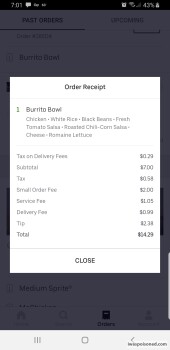 Consumer Review - Food Safety Chipotle Mexican Grill, Glenwood Avenue, Raleigh, NC, USA On April 14, 2020 I ordered a burrito bowl... photo #2