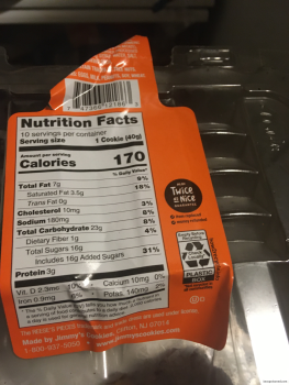 Consumer Review - Food Safety ALDI Mahtomedi, MN, Wildwood Road, Mahtomedi, MN, USA Reese’s peanut butter chocolate cookies Me.  W... photo #2
