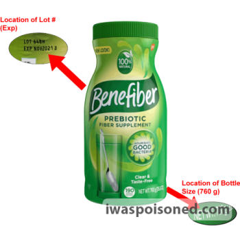 نذكر الطعام GSK Prebiotic Fiber Supplement - recalled due to Potential for plastic pieces or shavings Company na... صورة فوتوغرافية #3