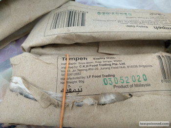 Consumer Review - Food Safety Woodlands Road, Sheng Siong Supermarket Junction 10, Singapore On 28 April 2020, I purchased 3 packe... photo #3