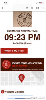 Consumer Review - Food Safety Chipotle Westgate Entertainment District, North Sunset Boulevard, Glendale, AZ, USA Ordered, food wa... photo #2