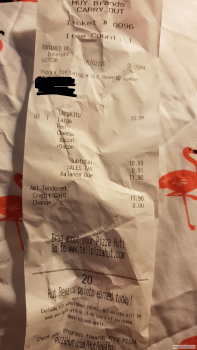 Consumer Review - Food Safety Pizza Hut, 10886 Beechnut St, Houston, TX 77072, USA pan pizza with extra bacon, beechnut Symptoms s... photo #2