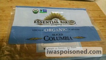 Food Recall The Essential Baking Company Sliced Columbia Bread - recalled due to Undeclared Egg Company name: Th... photo #2