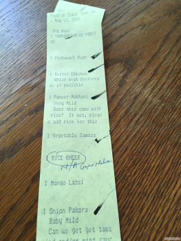 Consumer Review - Food Safety Persis Indian Grill, Parkside Main Street, Cary, NC, USA For Mother’s Day we did takeout of all my f... photo #2