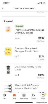 Consumer Review - Food Safety Walmart Supercenter, Story Road, San Jose, CA, USA Fresh packaged cut up mangos and pineapple I purc... photo #3