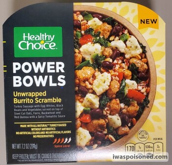 Food Recall Healthy Choice Power Bowls products - recalled because may contain extraneous material The U.S. Depa... photo #2