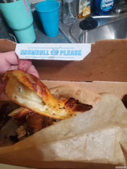 Consumer Review - Food Safety Domino's Pizza, South Logan Street, West Frankfort, IL, USA cheesy bread the bread.looked.different... photo #3