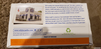 Consumer Review - Food Safety Safeway, North 3rd Street, Laramie, WY, USA White Castle Frozen Sliders Ate 4 of the Sliders (2 pack... photo #2