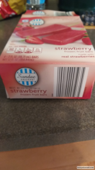 Consumer Review - Food Safety Sundae Shoppe Strawberry Frozen Fruit Bars, ALDI, 3715 Farm to Market 1960 Rd W, Houston, TX 77014,... photo #2