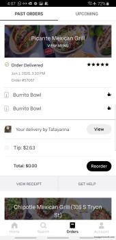 Consumer Review - Food Safety Picante, 1500 W Morehead St, Charlotte, NC 28208, USA Fish burrito bowl and guacamole Ate it 3 night... photo #2