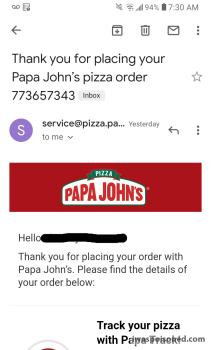 Consumer Review - Food Safety Papa John's Pizza, 909 Tripp Road, Mesquite, TX, USA On Saturday June 13, 2020 at 11:22 am, I placed... photo #11