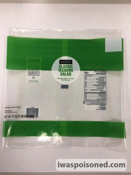 Food Recall Fresh Express Classic Iceberg Salad Sold at Walmart - recalled due to possible Cyclospora Contaminat... photo #3