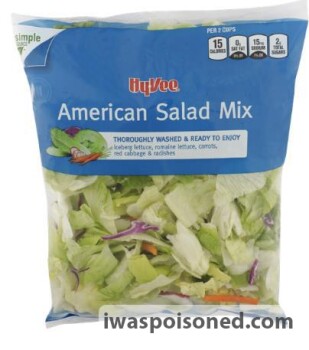 Food Recall Hy-Vee Inc. Chopped Salad Kit, Shredded Iceberg and more - recalled due to Possible Cyclospora Conta... photo #3