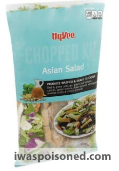 Food Recall Hy-Vee Inc. Chopped Salad Kit, Shredded Iceberg and more - recalled due to Possible Cyclospora Conta... photo #7