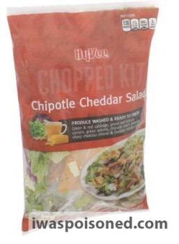 Food Recall Hy-Vee Inc. Chopped Salad Kit, Shredded Iceberg and more - recalled due to Possible Cyclospora Conta... photo #9