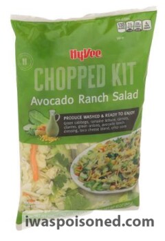 Food Recall Hy-Vee Inc. Chopped Salad Kit, Shredded Iceberg and more - recalled due to Possible Cyclospora Conta... photo #11