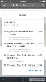 消费者评论 - 食品安全 McDonald’s 2781 Dufferin St, North York, ON, Canada Quarter pounder BLT. Just me The order was made... 照片 #2