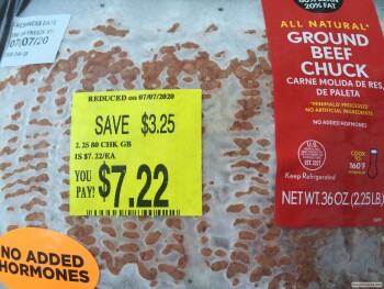 Consumer Review - Food Safety Walmart Neighborhood Market, South Military Trail, Boynton Beach, Florida, USA Hamburger from there... photo #2