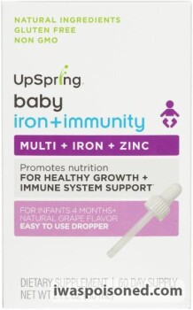 Food Recall UpSpring LLC "UpSpring Baby Iron + Immunity" dietary supplements - recalled due to Undeclared Milk C... photo #2