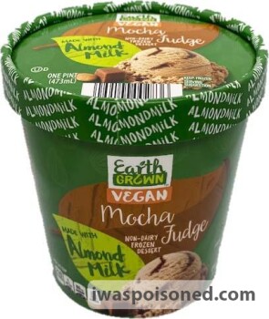 Food Recall Earth Grown Vegan Non-Dairy Almond Based Frozen Desserts - recalled due to undeclared cashew Company... photo #3