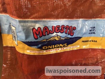 Food Recall Thomson International several brands Red, Yellow, White and Sweet Yellow Onions - recalled due to po... photo #2