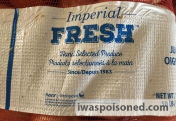 Food Recall Thomson International several brands Red, Yellow, White and Sweet Yellow Onions - recalled due to po... photo #7