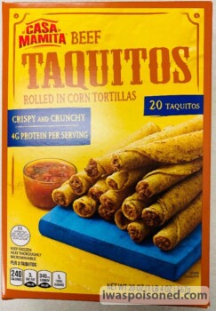 Food Recall JOSÉ OLÉ, Great Value, & CASA MAMITA Brand Taquitos and Chimichangas - Recalled Due to Possible Fore... photo #2