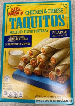 Food Recall JOSÉ OLÉ, Great Value, & CASA MAMITA Brand Taquitos and Chimichangas - Recalled Due to Possible Fore... photo #3